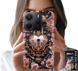 etui-do-xiaomi-note-14-4g-kobiece-modne-wzory-klodka-serce-roza