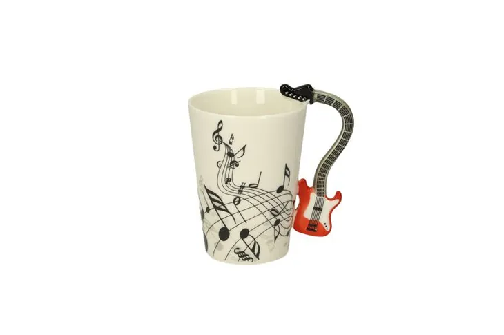 kubek-muzyka-gitara-czerwona