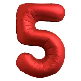 balon-foliowy-cyfra-5-czerwona-mat-40