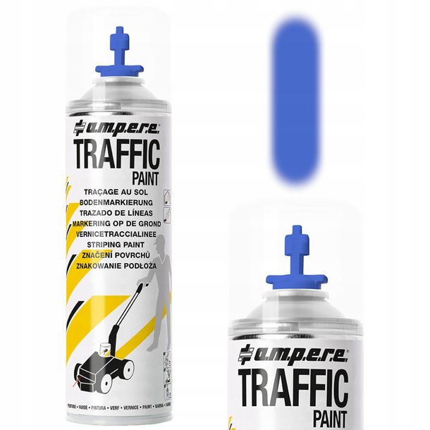 Farba drogowa znakująca niebieska TRAFFIC 500ml