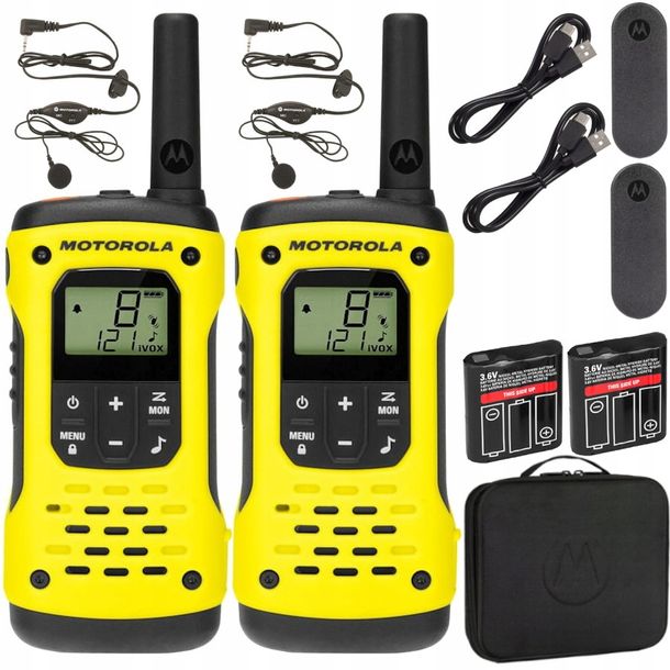 MOTOROLA Radiotelefon T92 2el + zestaw słuchawkowy