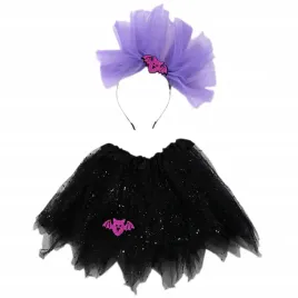 nietoperz-halloween-stroj-karnawal-dla-dziewczynki-spodniczka-tutu-opaska