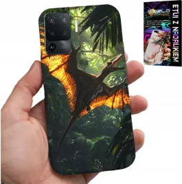 etui-do-oppo-f19-pro-dino-dinozaur-pterodaktyl-futeral-plecki