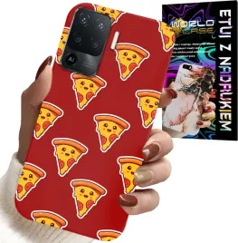 etui-do-oppo-f19-pro-wzor-z-wesola-pizza-na-czerwonym-tle