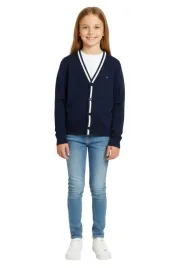 sweter-dziewczecy-tommy-hilfiger-essential-cardigan-granatowy