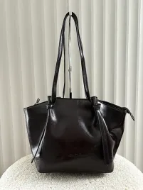 ines-delaure-torebka-shopper-na-ramie-czekoladowa