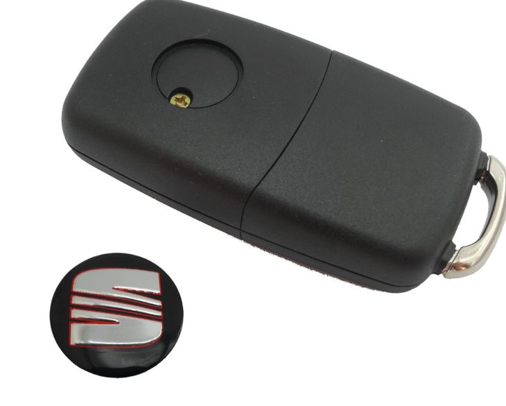 ZNACZEK EMBLEMAT ALUMINIUM DO SEAT 14mm KLUCZYK PILOT