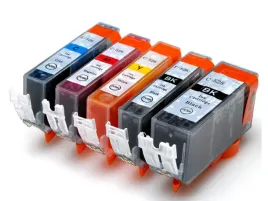 5-x-canon-cli526-pgi525-ip4850-mg5150-6150-8150