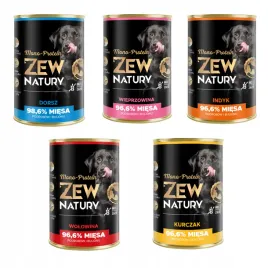 mokra-karma-dla-psa-zew-natury-mono-protein-400g-x-30-mix-smakow