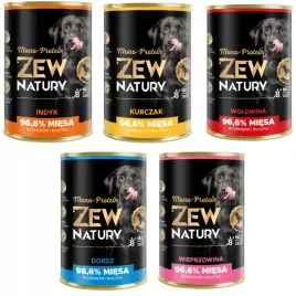 mokra-karma-dla-psa-zew-natury-mono-protein-400g-x-10-mix-smakow