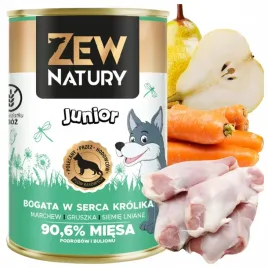 10x-zestaw-mokra-karma-dla-szczeniat-bogata-w-krolika-puszka-400g-zew-nat