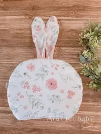 poduszka-bunny-dwustronna-wafelek-eucaliptus-powder-pink