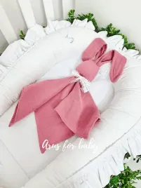 przytulanka-muslinowa-handmade-bunny-coral