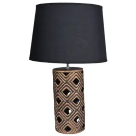 lampa-ceramiczna-zloto-czarna-z-czarnym-abazurem-565x52x335-cm