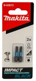 koncowka-wkretakowa-impact-black-t20-25-mm-2-szt-makita-b-63672