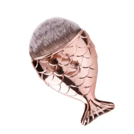 pedzel-rybka-chubby-mermaid-brush-kolor-rose-gold-z-ciemnym-wlosiem