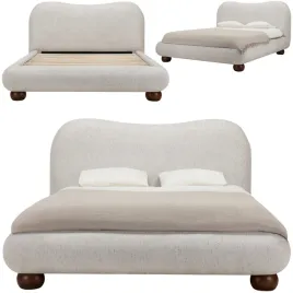 lozko-tapicerowane-ze-stelazem-jasnobezowa-tkanina-nozki-kulki-160x200-cm