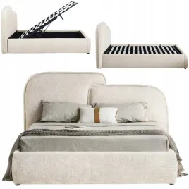 lozko-tapicerowane-ze-stelazem-pojemnikiem-jasnobezowe-zaokraglone-160x200