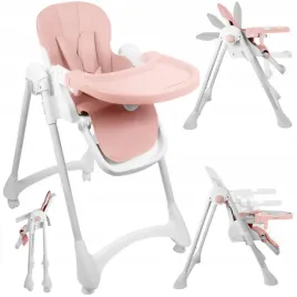 krzeselko-regulowane-do-karmienia-skladane-fotelik-tacka-kolka-dla-dzieci