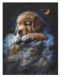 zestaw-puzzli-300-el-piesek-w-chmurach-piesek-spiacy-w-chmurach