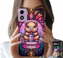 etui-do-motorola-moto-e14-slodka-kapibara-z-szejkiem-super-wzory