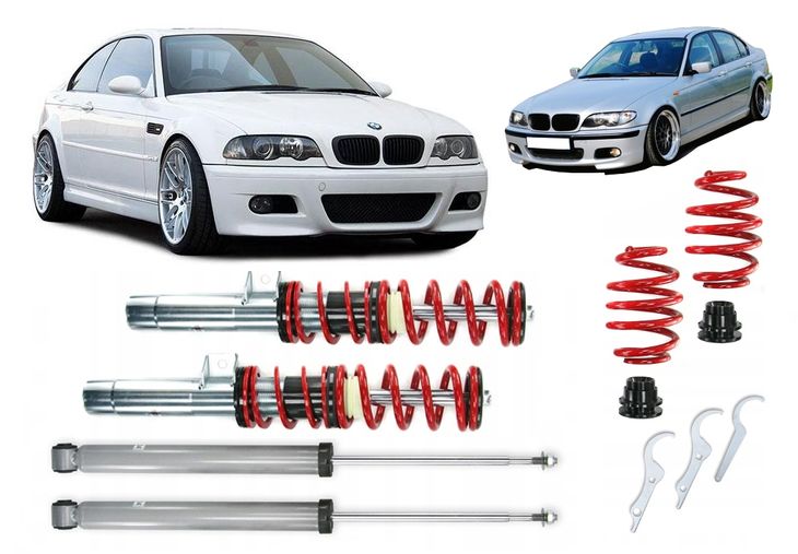 ZAWIESZENIE GWINTOWANE SPORTOWE BMW E46 SEDAN TOURING COUPE CABRIO COMPACT