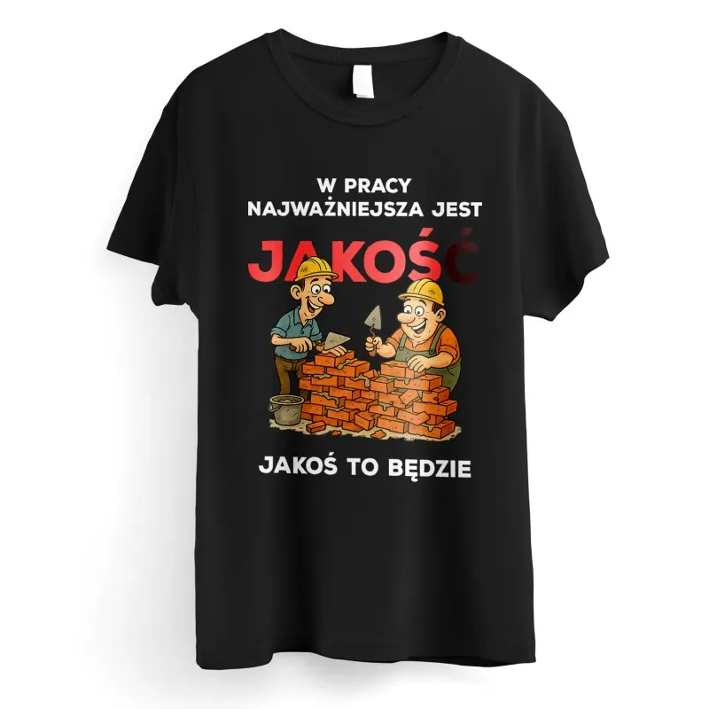 Koszulka MĘSKA z NADRUKIEM dla PRACOWNIKA Rozmiar L