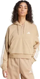 bluza-damska-essentials-3-stripes-french-terry-hoodie-quarter-zip-be-rozm-m