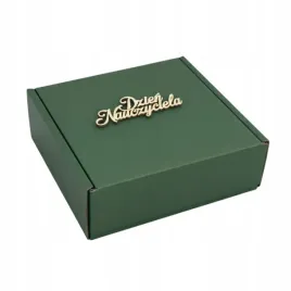 pudelko-prezentowe-na-dzien-nauczyciela-22x20x7-ciemna-zielen-wypelnienie