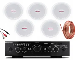 naglosnienie-sufitowe-glosniki-pioneer-wzmacniacz-bluetooth-radio-usb-aux