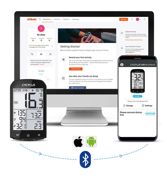 komputer-rowerowy-gps-cycplus-m1-stan-nowy