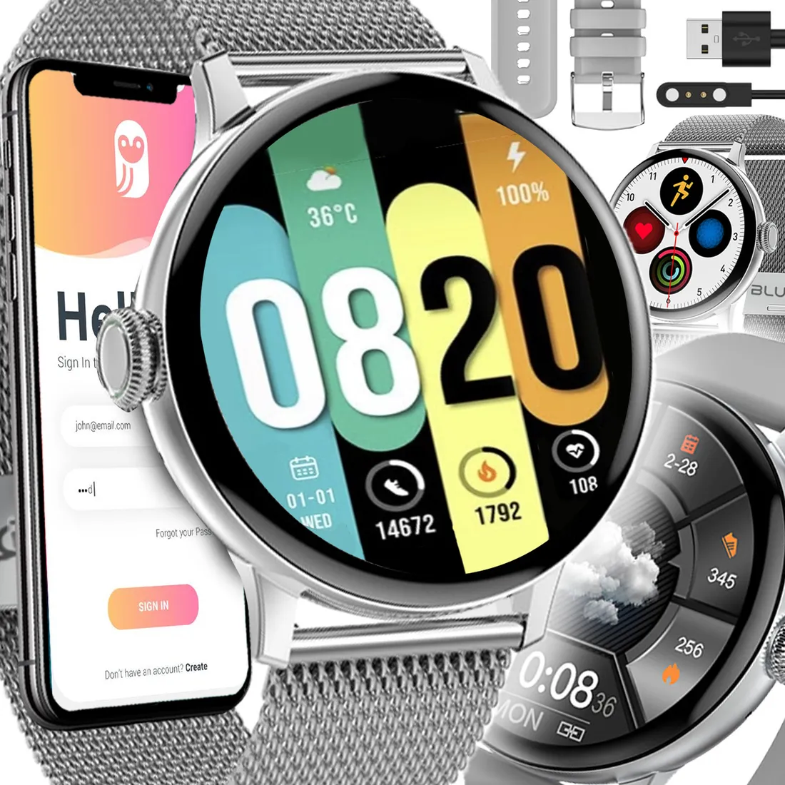 smart-watch-luxury-dt2-silver