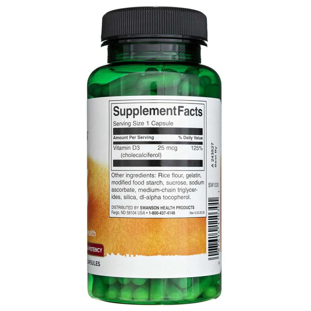 swanson-witamina-d3-1000-iu-250-kapsulek