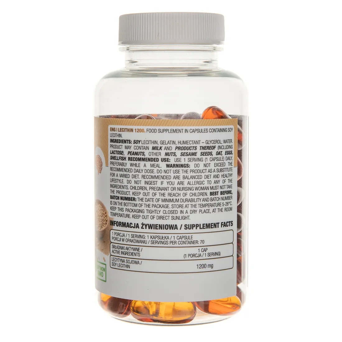 ostrovit-lecithin-1200-70-kapsulek-postac-kapsulki