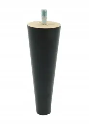 noga-stopka-drewniana-meblowa-stozek-14-cm-lakier-czarny-m8