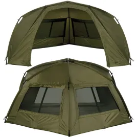 namiot-wedkarski-karpiowy-wodoodporny-tempest-100-brolly-trakker-zielony