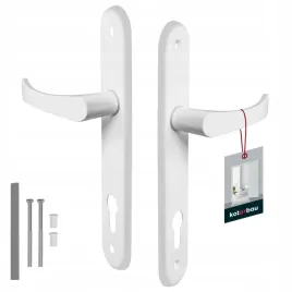 klamka-wwewnetrzna-aluminiowa-dlugi-szyld-z-otworem-na-wkladke-biala