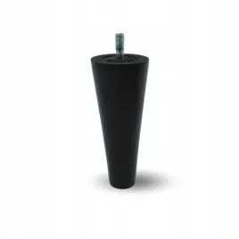 nozki-drewniane-12-cm-do-mebli-stozek-buk-czarny-ze-sruba