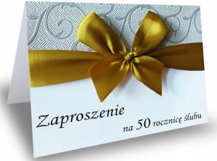 Zaproszenie zaproszenia na 25 40 50 itp. rocznicę ślubu