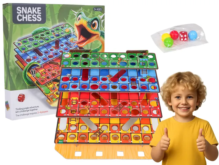 gra-planszowa-3d-waz-drabiny