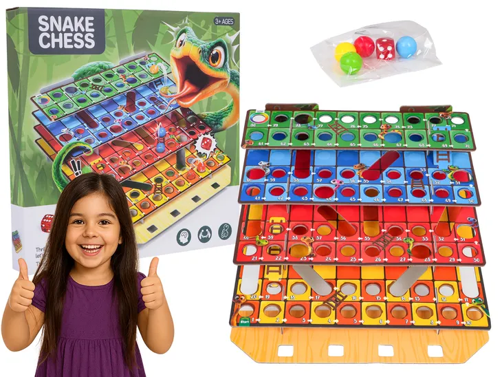 gra-planszowa-3d-waz-drabiny