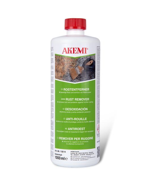 ODRDZEWIACZ DO GRANITU USUWANIE RDZY 1L AKEMI