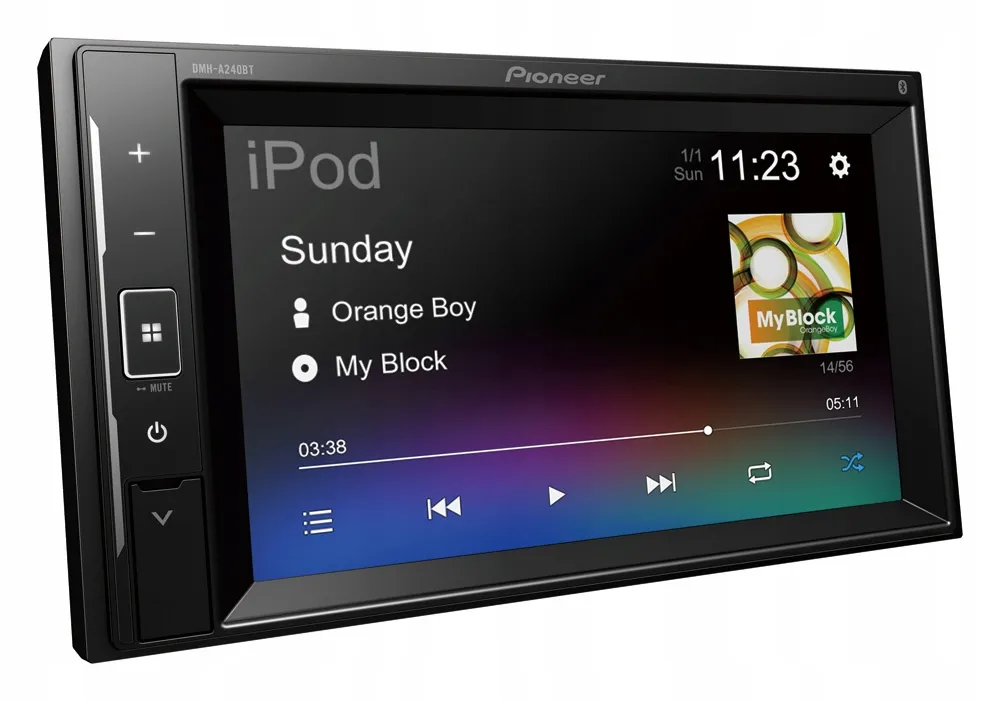radio-pioneer-2-din-mikrofon-bluetooth-usb-bmw-e46-stan-nowy