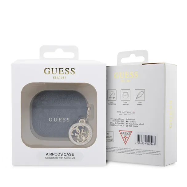 guess-4g-script-pc-pu-charm-case-for-airpods-3-czarne-przeznaczenie-inne