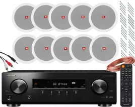 naglosnienie-sufitowe-jbl-amplituner-pioneer-hdmi