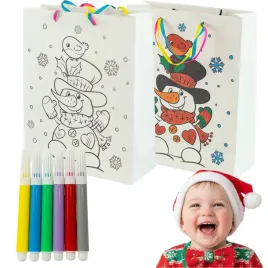 torebka-prezentowa-na-prezent-do-kolorowania-dla-dzieci-23x18x10-cm-balwan