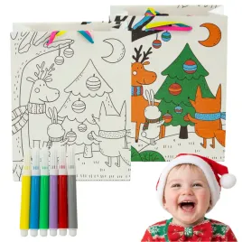 torebka-prezentowa-na-prezent-do-kolorowania-dla-dzieci-23x18x10-cm-choinka