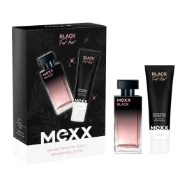mexx-black-for-her-zestaw-woda-toaletowa-spray-30ml-zel-pod-prysznic-50ml