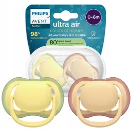 smoczek-uspokajajacy-philips-avent-ultra-air-nature-day-0-6m-2szt