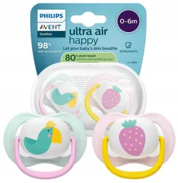 smoczek-uspokajajacy-philips-avent-ultra-air-happy-girl-0-6m-2szt